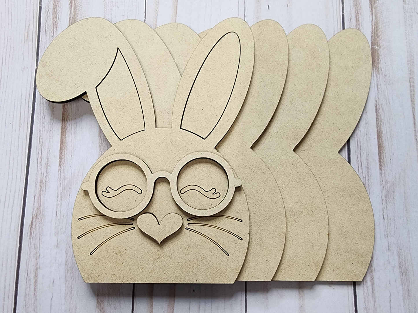 Chunky Nerdy Bunny Heads