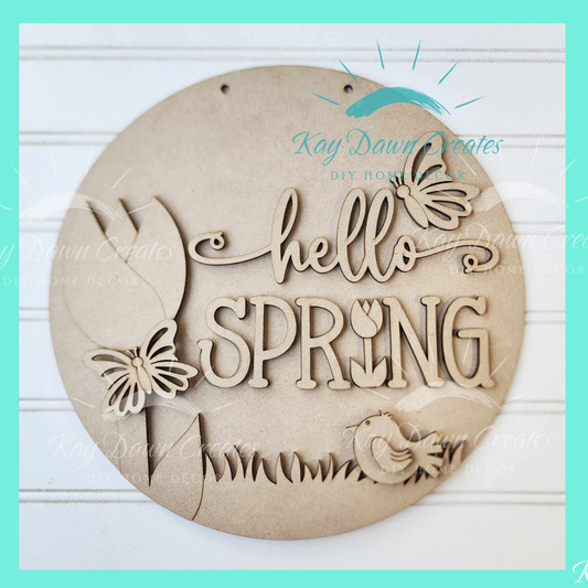 Hello Spring Round