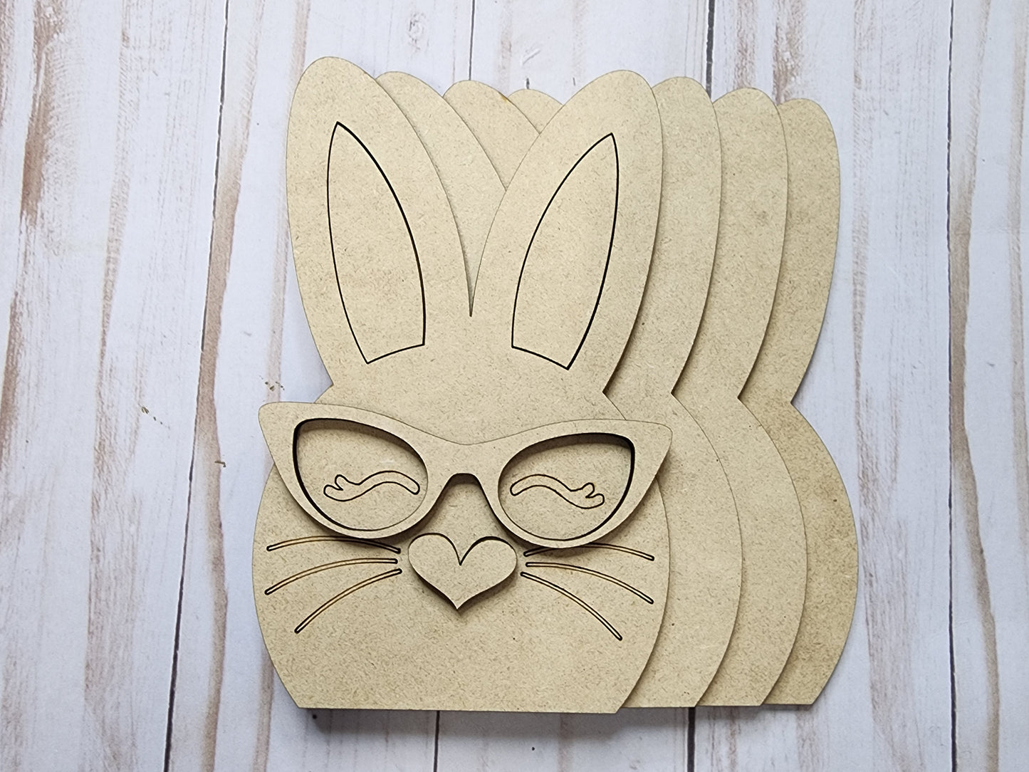 Chunky Nerdy Bunny Heads