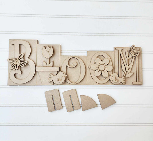 Bloom Word Block